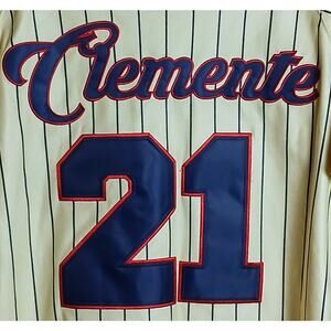 Headgear Classics Roberto Clemente San Juan Senadores Jersey Men's Small